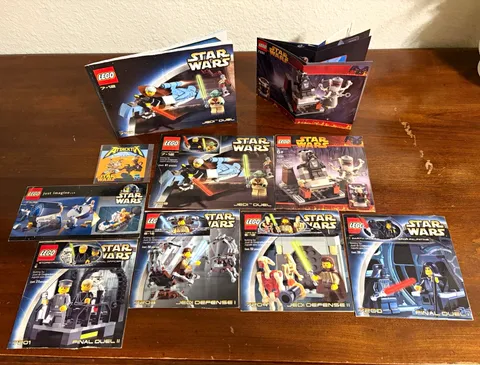 LEGO Star Wars Instruction Manual Booklets Lot 7103 7200 7201 7203 7204