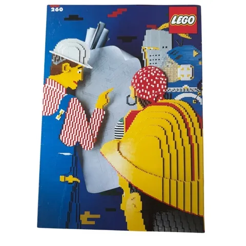 VINTAGE 1990 LEGO IDEA BOOK some used STICKERS Lego Systems