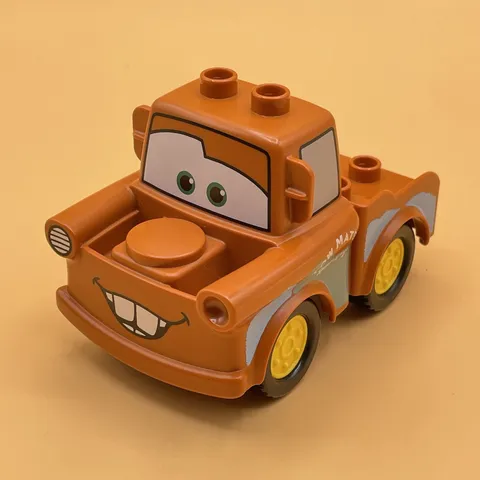 Lego Duplo Mater Pixar Cars Character Brown Tow Truck Replacement Piece Block
