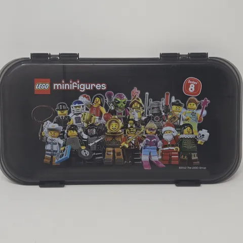 LEGO Mini Figures Storage Case Black Minifigure Carrying Box Organizer Display