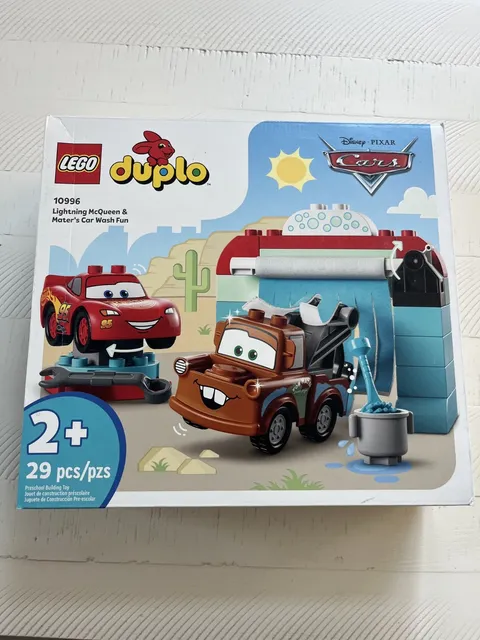 Lego 10996 Duplo Disney Cars Lightning McQueen And Mater’s Car Wash Fun Retired