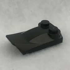LEGO 47456 Pearl Dark Gray Slope, Curved 3 x 2 x 2/3 W/ Two Studs, Wing End (x1)