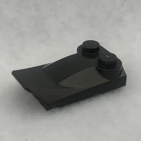 LEGO 47456 Pearl Dark Gray Slope, Curved 3 x 2 x 2/3 W/ Two Studs, Wing End (x1)