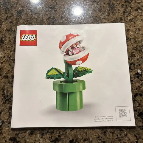 LEGO Super Mario Piranha Plant Manual Instruction Only  71426