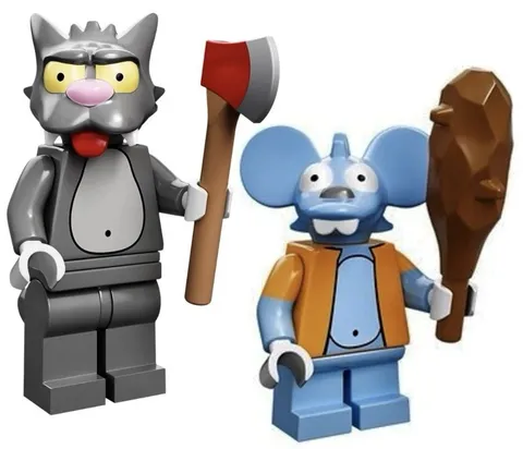 LEGO 71005 The Simpsons Series 1: Itchy & Scratchy New Sealed Packs