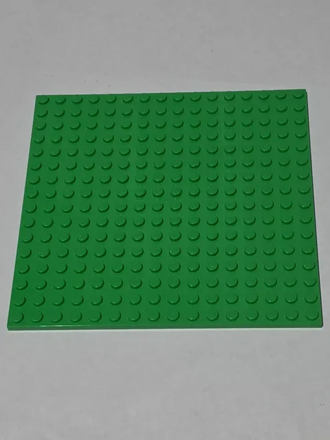 LEGO Bright Green Plate 16 x 16 ● # 91405 5" Studded Rigid 16x16