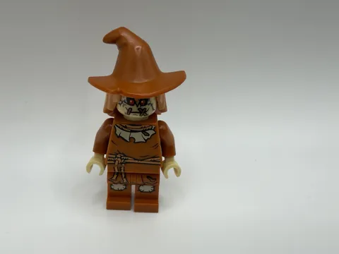Lego Scarecrow 76054 Dark Orange Floppy Hat Batman Super Heroes Minifigure 