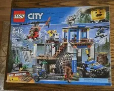 LEGO 60174 City Mountain Police Headquarters New In Sealed Box Retired