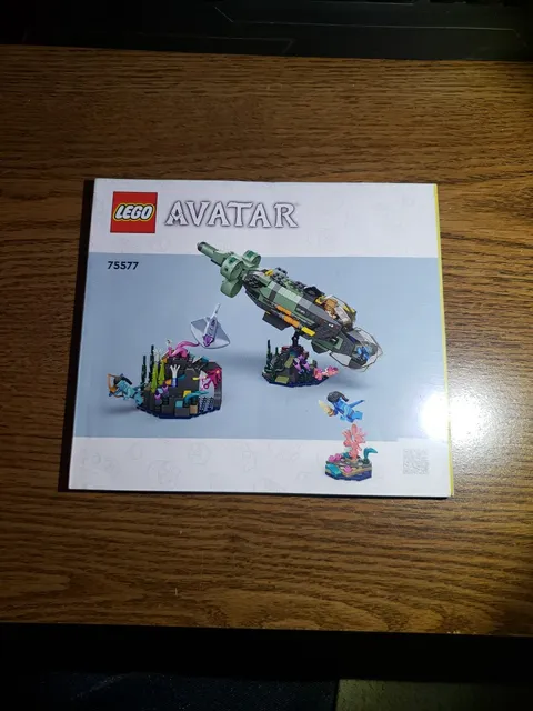 Lego Instruction Manual Only 75577 Avatar Mako Submarine
