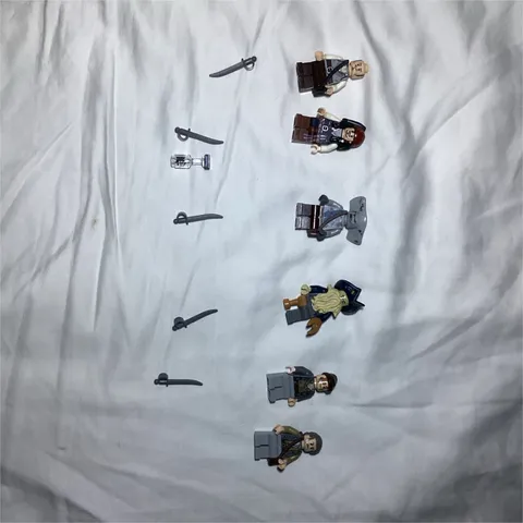 LEGO Pirates of the Caribbean Minifigure Lot w/ Weapons & Accessories, 6+