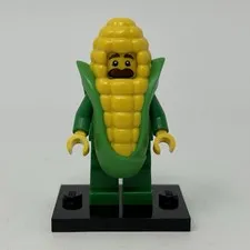 Lego Corn Cob Guy Minifigure Costume Collectible Series 7 CMF Complete