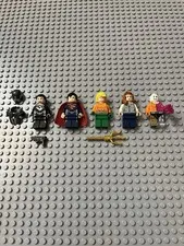 LEGO DC Comics Super Heroes Lot of 5 Minifigures Superman Aquaman General Zod +