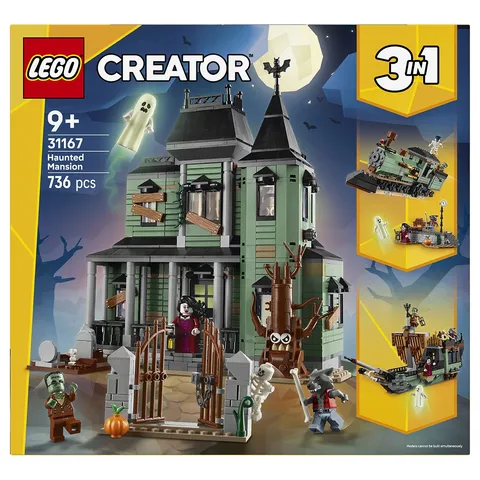 Haunted MansionLEGO Creator 31167 Haunted Mansion Building Set, Age 9 736 Piec