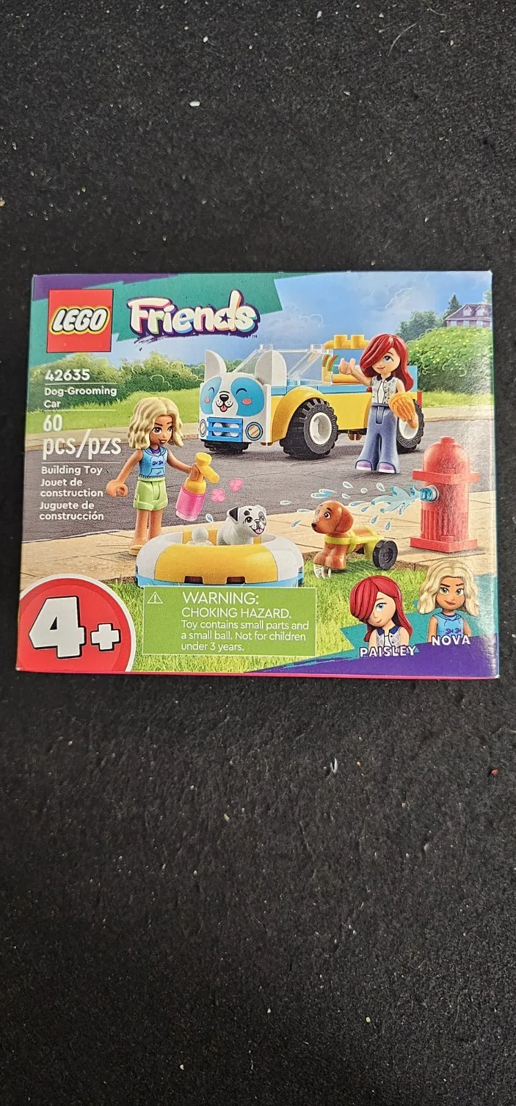 NEW Sealed LEGO Friends Dog-Grooming Car (42635) Set Paisley Nova 60 Pieces 4+