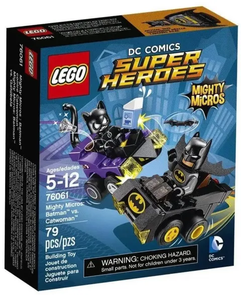 LEGO DC COMICS SUPER HEROES 76061 Mighty Micros Batman vs. Catwoman Retired Set
