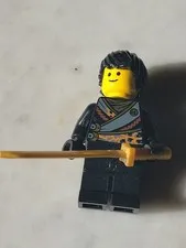 LEGO Ninjago Cole Minifigure Minifig With Bent Sword