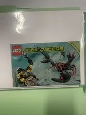 LEGO Aqua Raiders Lobster Strike 7772 Instruction Manual ONLY Retired