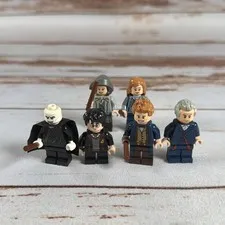 LEGO Harry Potter Minifigure Lot 6 Voldemort Harry Newt Grindelwald Fantastic