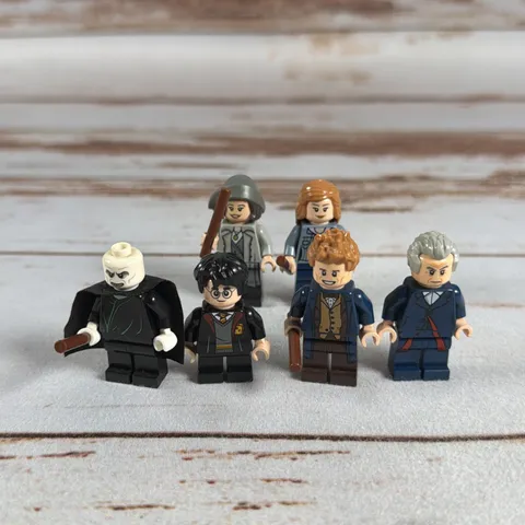 LEGO Harry Potter Minifigure Lot 6 Voldemort Harry Newt Grindelwald Fantastic