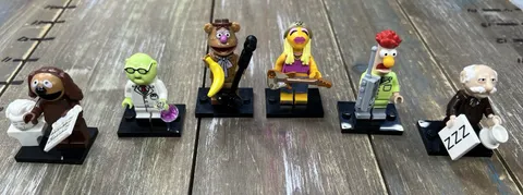 Lego Minifigures Set Of 6 Muppets Rowlf Janis Bear Bunsen Waldorf Beaker