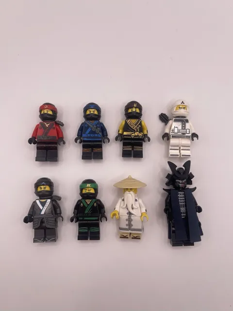 Lego Ninjago Movie Minifigure Lot RARE 2017 Kai Jay Cole Zane Lloyd Nya Wu Garma