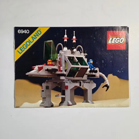 LEGO 6940 Alien Moon Stalker Instructions Manual Vintage Space Legoland 1986