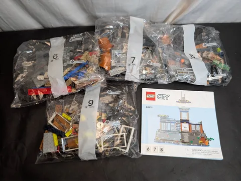 LEGO City Prison Island 60419 Partial Set / Sealed Replacement Bags 6-9 & Book 4
