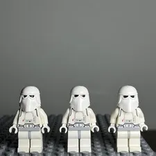 Lego Snowtrooper Minifigure Star Wars 4483 sw0101 CMF Lot Rare Retired 2K