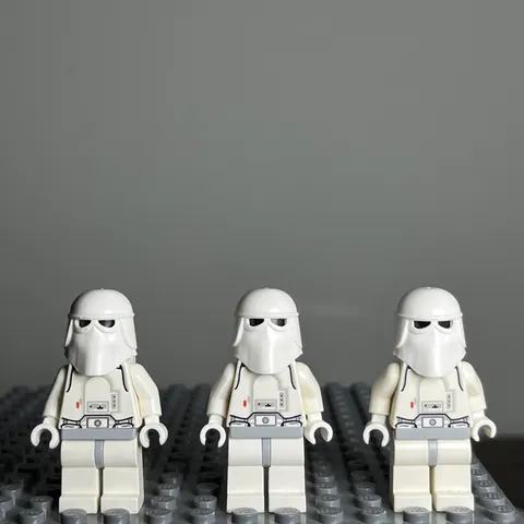 Lego Snowtrooper Minifigure Star Wars 4483 sw0101 CMF Lot Rare Retired 2K