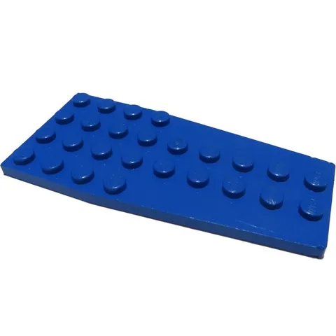 LEGO 3x Blue Wedge, Plate 4 x 9 without Stud Notches inv.598