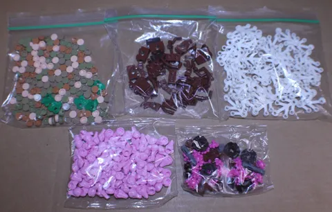 USED / LEGO PARTS Bonsai Tree CHERRY BLOSSOM Pink Frog AS-IS