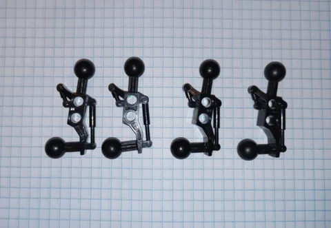 4 Black Lego 32173 Star Wars Mindstorms Bionicle  leg arm 4 Technic ball joints