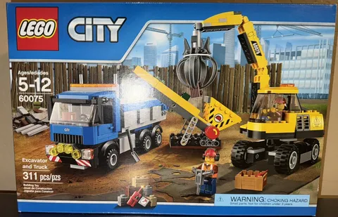 LEGO CITY: Excavator and Truck (60075) Construction, Dump Truck - SEALED!