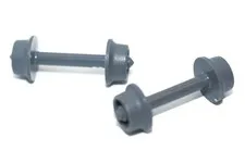 2 LEGO Roller Coaster Wheels Dark Bluish Gray wheelset bogie truck 24869 6135290