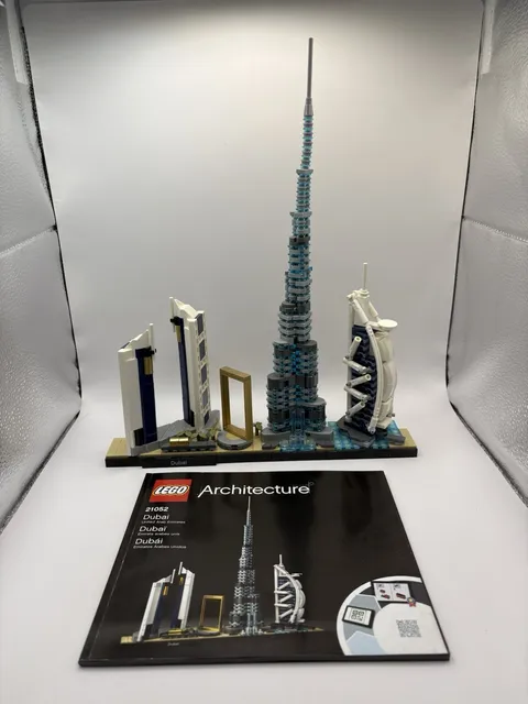 LEGO Architecture Dubai 21052 Skyline Complete w/ Instructions No Box