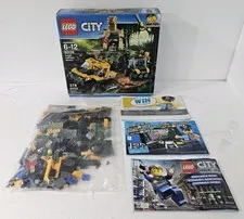 2017 Lego City Set 60159 Jungle Half-track Mission 378 Pcs COMPLETE Booklets Box