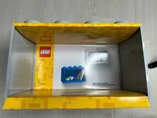LEGO Storage Products: 4115 8-Stud Brick Shelf Medium Stone Grey NEW