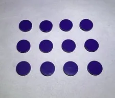 Lego Lot Of 12 Medium Lilac Purple 2x2 Round Flat Tiles Tile City Part