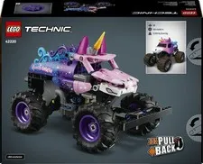 New LEGO 42220 Technic Monster Jam Sparkle Smash Pull-Back Truck - Pink Unicorn