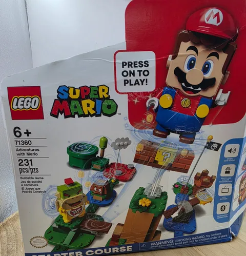 Super Mario Lego Adventures With Mario Starter Course Set 71360
