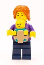 LEGO City Holiday Camper Van Mother Minifigure Baby Carrier cty1262 2021