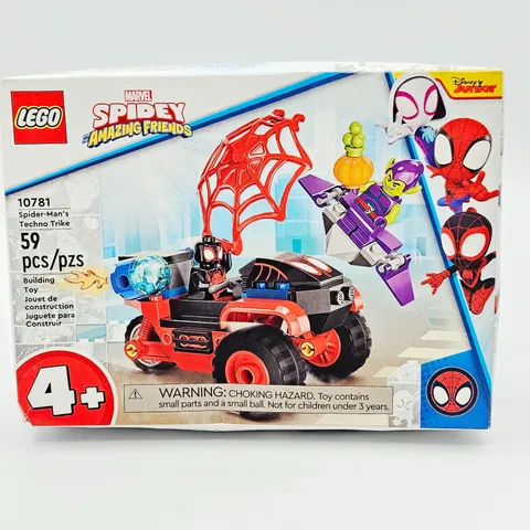 LEGO 10781 Spider-Man’s Techno Trike Marvel Spidey & His Amazing Friends Sealed