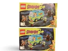 LEGO Scooby-Doo The Mystery Machine 75902 Instruction Manuals Books 1 & 2