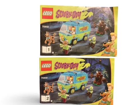 LEGO Scooby-Doo The Mystery Machine 75902 Instruction Manuals Books 1 & 2