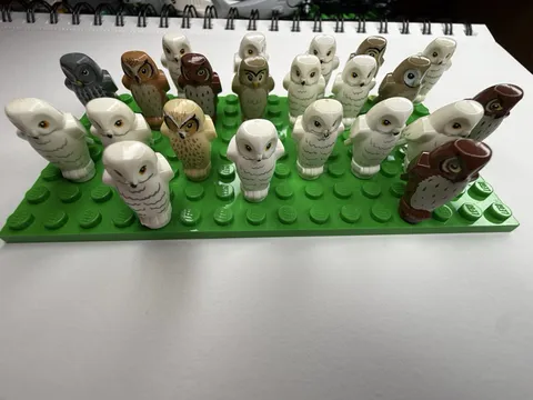 Lego Animal Perching Owl Lot Of 22 Hedwig Baseplate Not Included