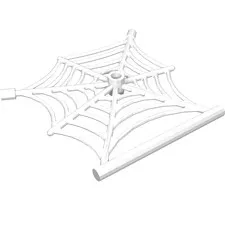 3x LEGO® Part 90981 - Spider Web Flat with Hollow Stud
