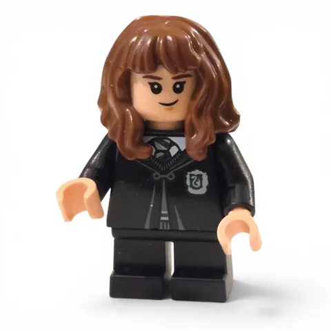 LEGO Hermione Granger Minifigure hp286 Slytherin Robe Harry Potter 1.5" EUC