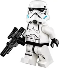 Lego Minifigure - Stormtrooper with Dark Azure Helmet Vents Grimace 75090 New