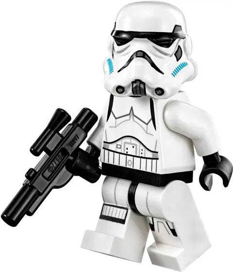 Lego Minifigure - Stormtrooper with Dark Azure Helmet Vents Grimace 75090 New