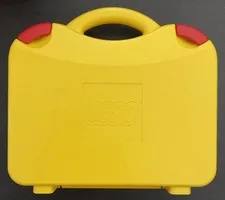 LEGO Yellow/Orange Carrying Case Briefcase Storage Dividers -NEW - RETIRED